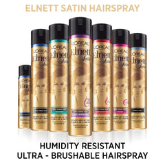 L'Oreal Paris Elnett on-the-go travel size suits jet setters.