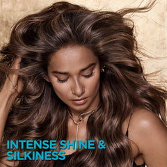 L'Oreal Paris Elvive Extraordinary Oil Shampoo delivers hair shine and silkiness.
