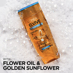 Soft, shiny strands after washing reflect nourished, weightless feel.