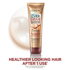 L’Oréal Paris EverCreme nourishes color-treated hair with gentle cleansing and color-safe care.