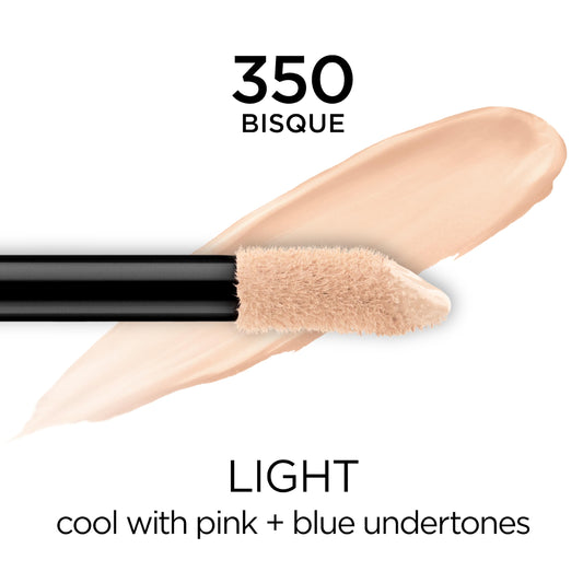 L'Oreal Paris Full Wear concealer applicator in use for quick full-coverage application