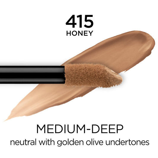 L'Oreal Paris concealer wand in action for fast, single-stroke coverage.