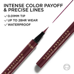L'Oreal Paris Burgundy Cashmere swatches show rich color for versatile looks