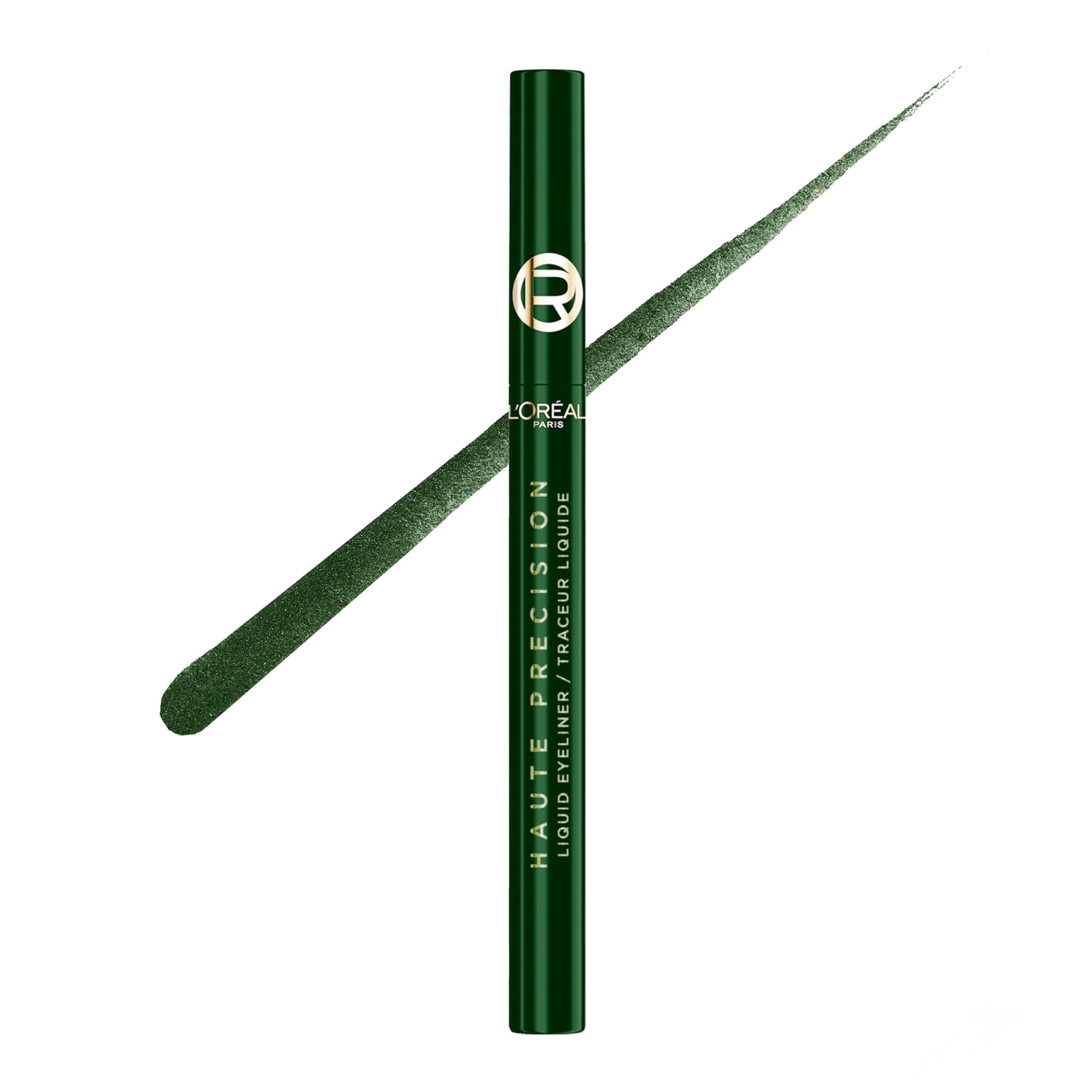 L'Oréal Paris Haute Precision eyeliner close-up of the ultra-precise micro-tip for clean lines.