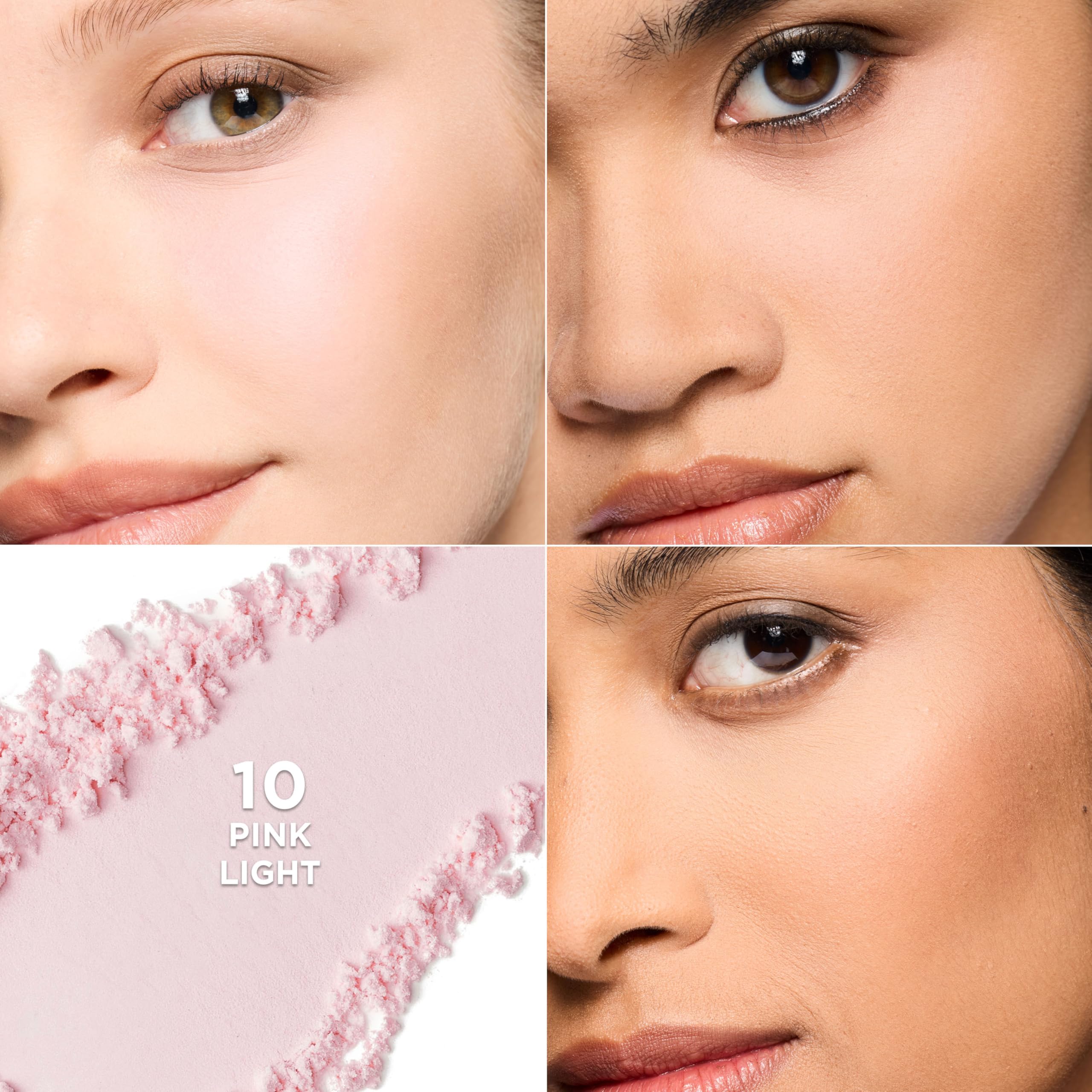 Oil absorption action of L'Oreal Paris Infallible Blur-fection loose powder