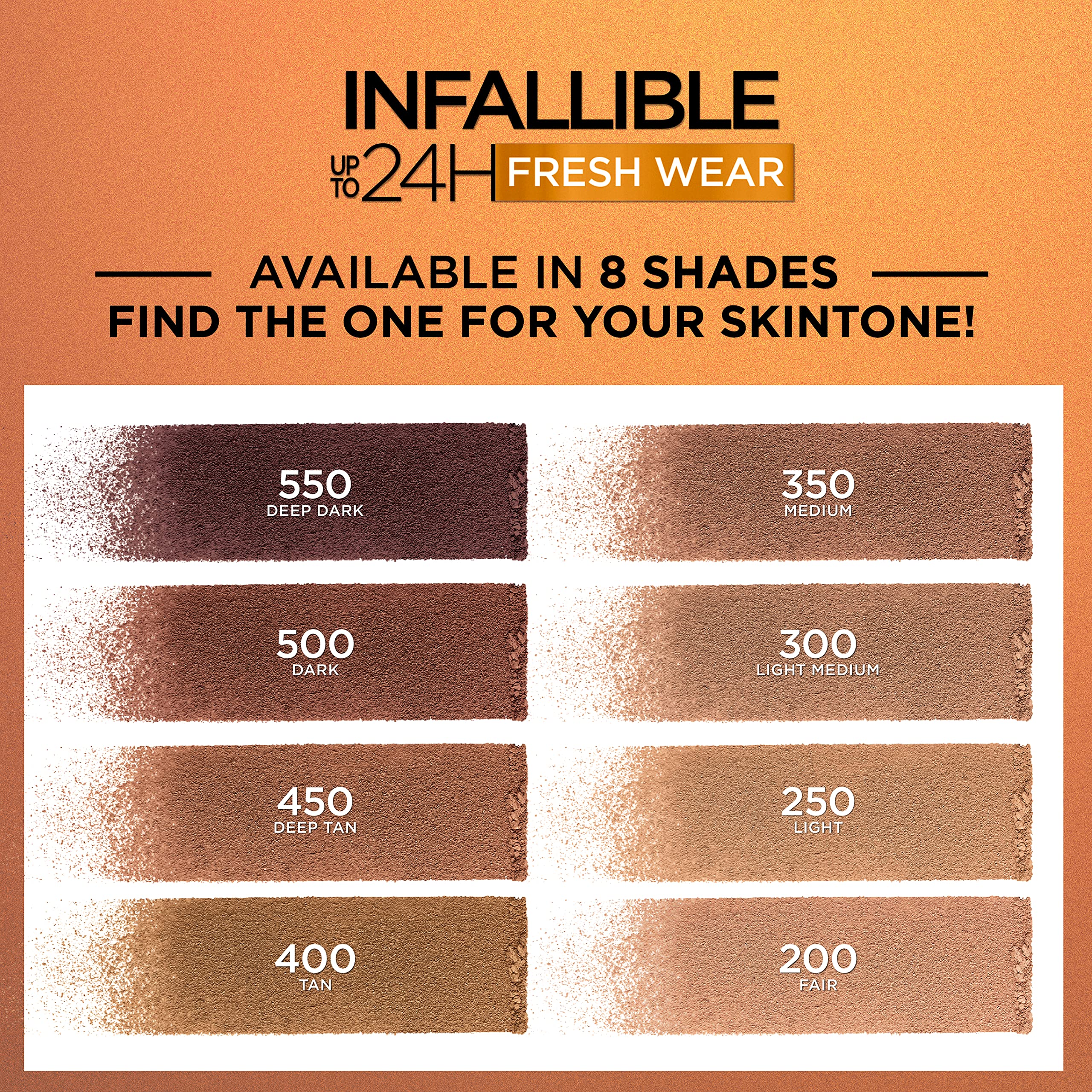L'Oréal Paris Infallible Bronzer applying with brush for seamless contour