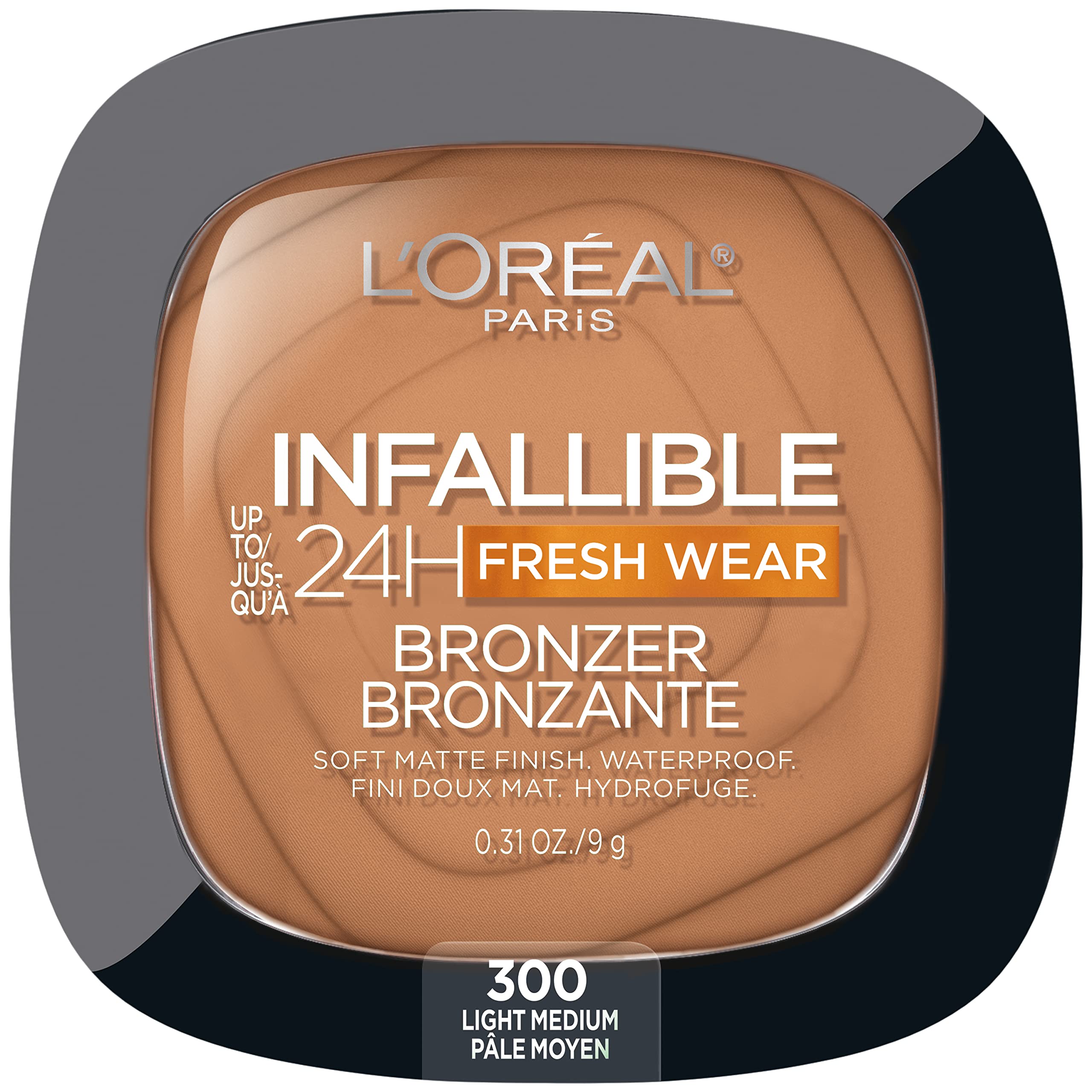 L'Oreal Paris Infallible Soft Matte Bronzer compact for natural contour.