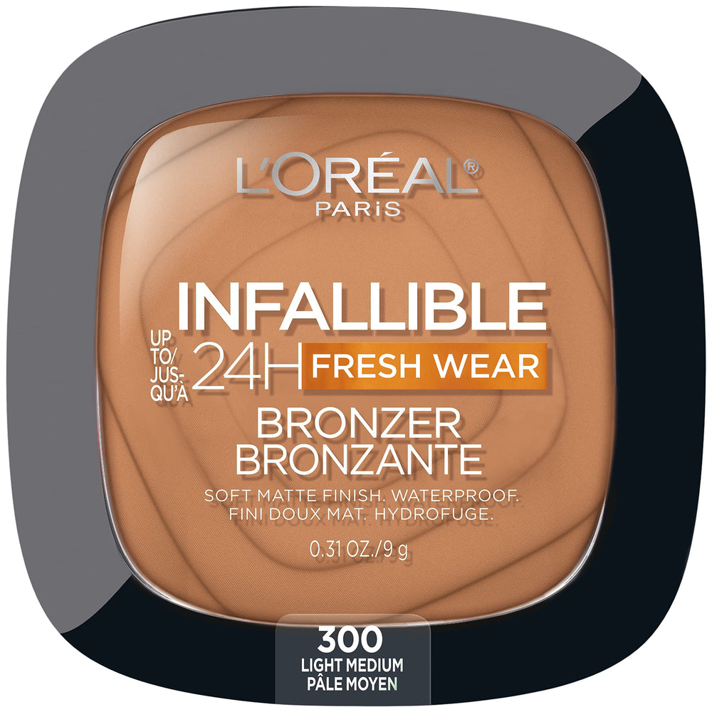 L'Oreal Paris Infallible Soft Matte Bronzer compact for natural contour.