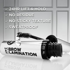 L'Oreal Paris Infallible Brow Lamination uses a precise angled applicator for lift.