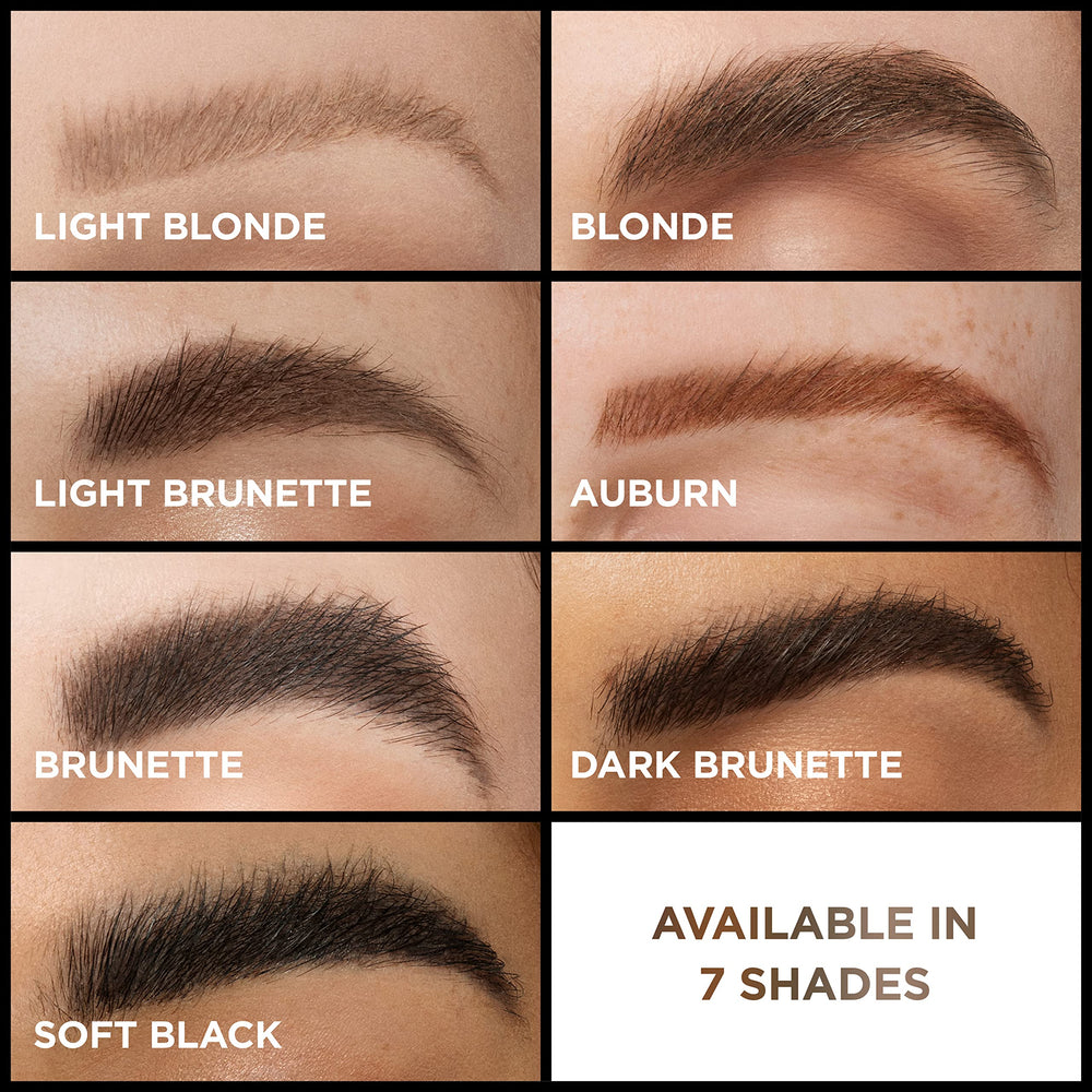 Application on brow line demonstrates easy shaping and control