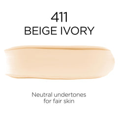 L'Oreal Paris Infallible Fresh Wear cream texture is comfortable for all-day wear.