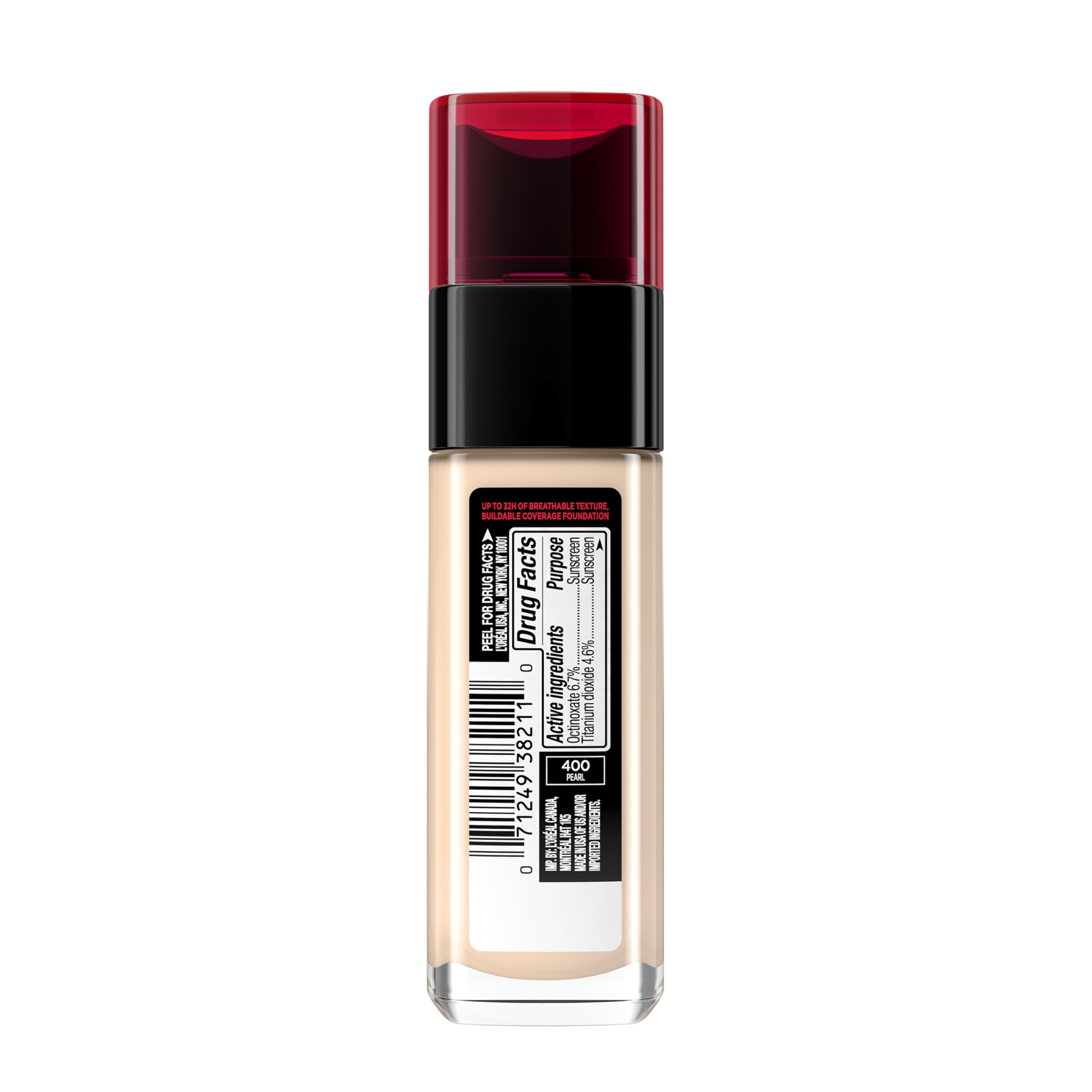 L'Oréal Paris Infallible Fresh Wear for dry skin hydration feel