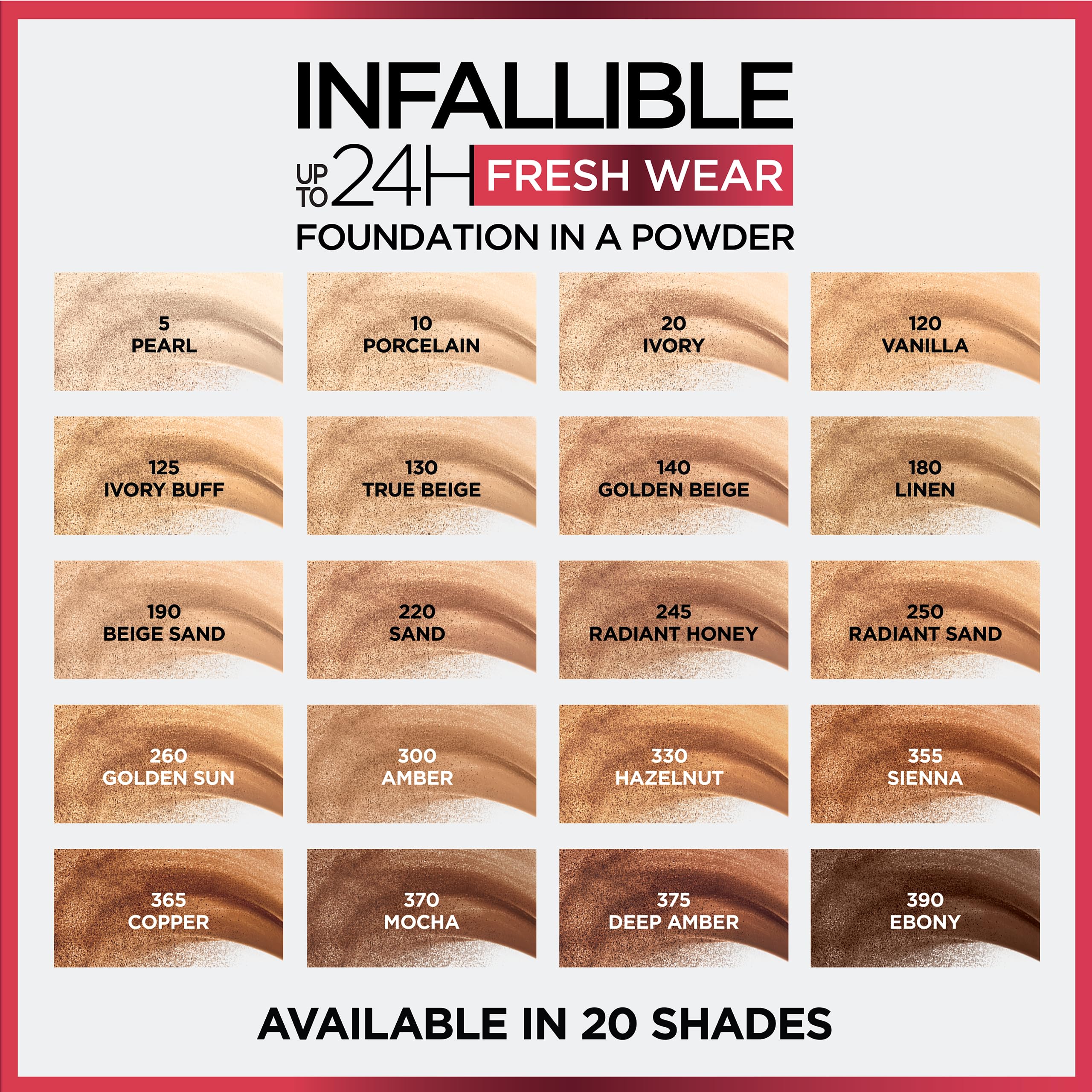 L'Oreal Paris Infallible Fresh Wear Foundation Beige Sand shade on skin for daily use