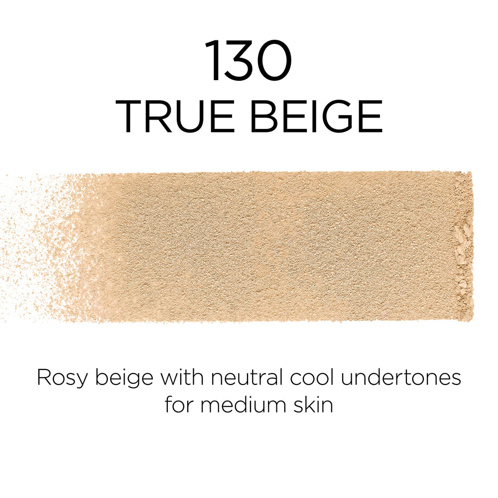 L'Oreal Paris Infallible Fresh Wear Foundation Powder applying on skin demonstrates matte, breathable texture.