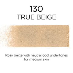 L'Oreal Paris Infallible Fresh Wear Foundation Powder applying on skin demonstrates matte, breathable texture.