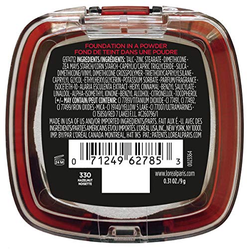 L'Oreal Paris Infallible Fresh Wear powder swirl texture with blur effect