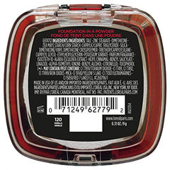 L'Oreal Paris Infallible Fresh Wear Powder Vanilla swatch reveals true shade and even coverage.