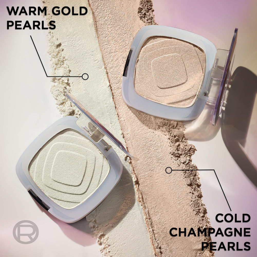L'Oreal Paris Infallible Highlighter demonstrates longwear glow in portrait