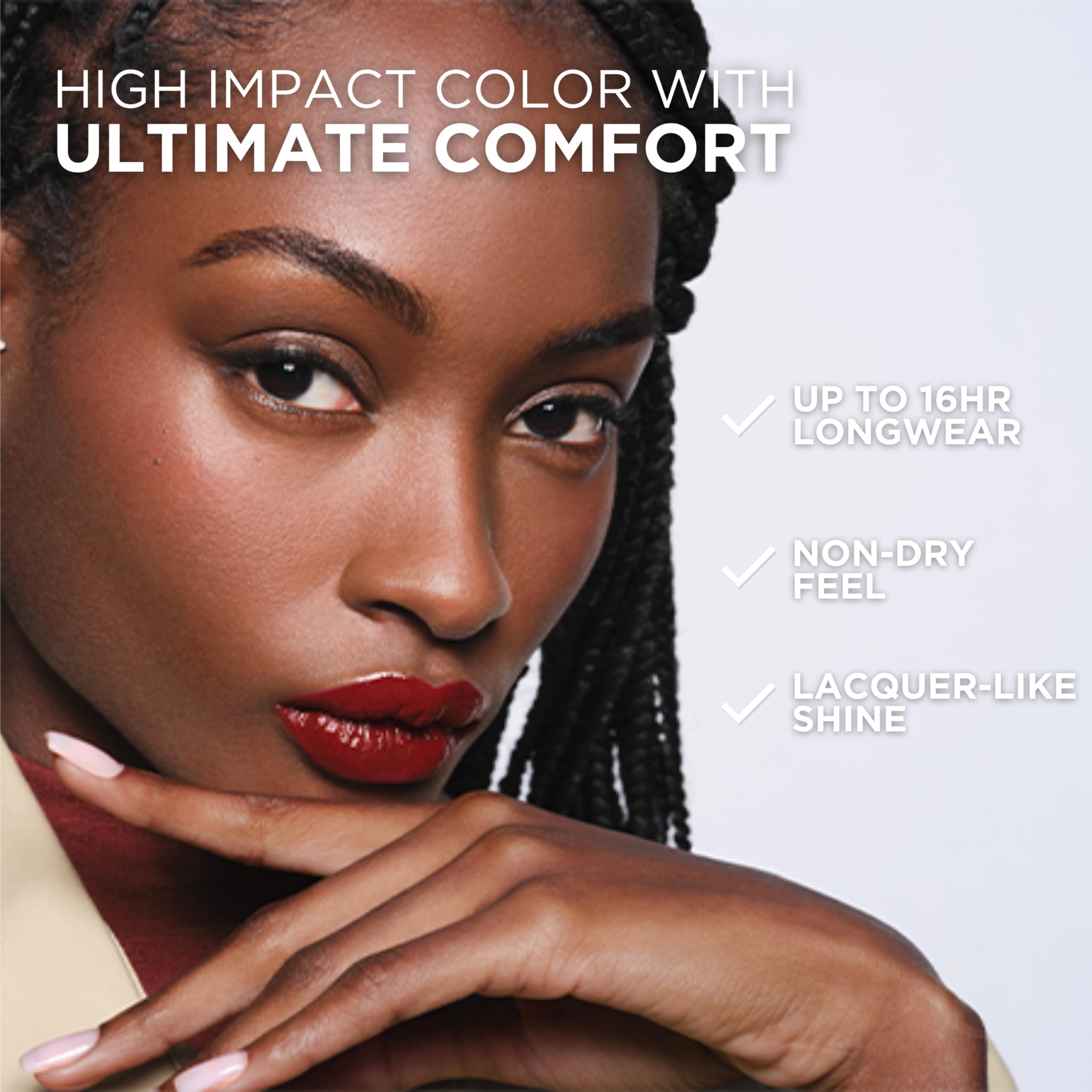 Squalene-infused formula provides lightweight comfort during wear.