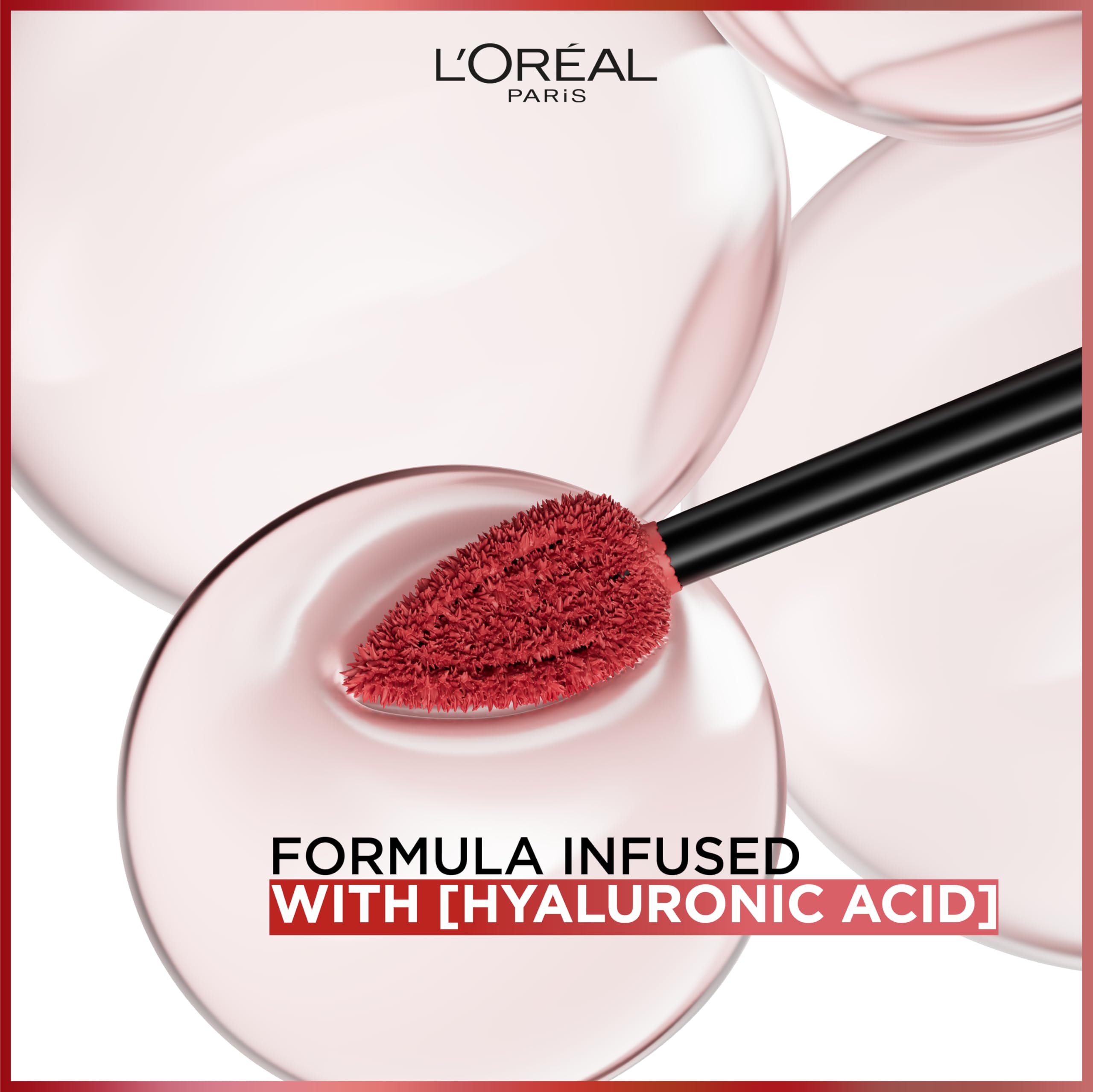 Product close-up of the precise applicator for controlled lipstick application.