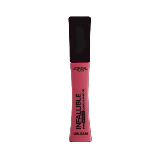 L’Oréal Paris Infallible Pro-Matte Lipstick Plum Bum packaging showing long-wear matte color.