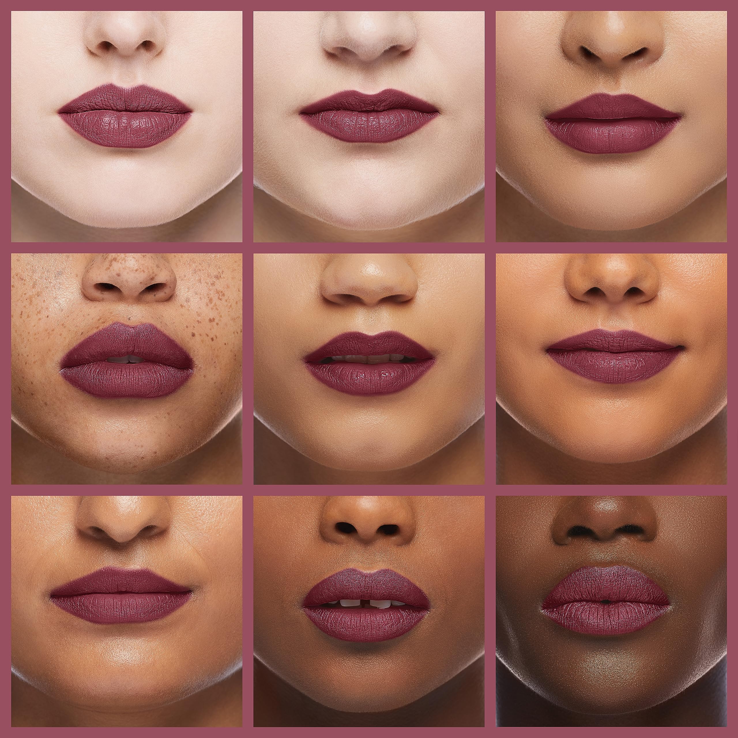 L’Oréal Paris Infallible Pro-Matte Lipstick Plum Bum wand application for precise contour.