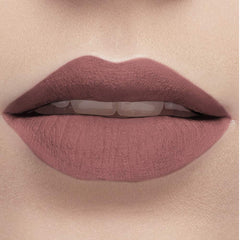 L'Oreal Paris Pro-Matte lipstick worn to show long wear Angora