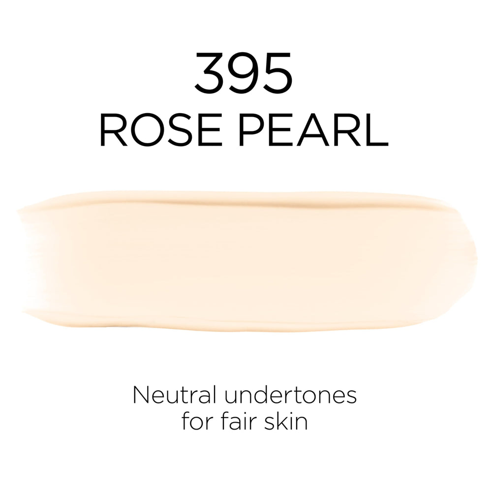 Swatches show multiple shades beside Rose Pearl for banded tones.