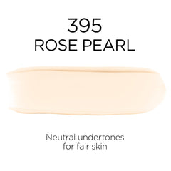 Swatches show multiple shades beside Rose Pearl for banded tones.