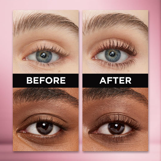 L'Oreal Paris Lash Paradise Latte Brown brush applies evenly for buildable, fuller lashes.