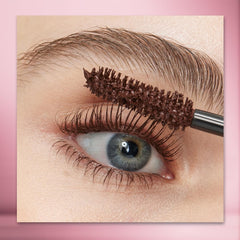 L'Oreal Paris Lash Paradise wand close-up delivering a smooth, clump-free coating.