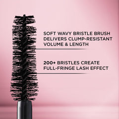 L'Oreal Paris Lash Paradise packaging highlights Latte Brown shade option.