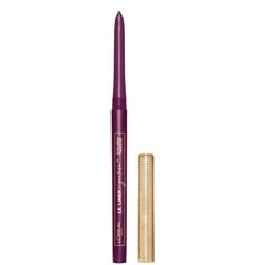 L’Oréal Paris Le Liner Signature Violet Wool close-up shows bold color payoff