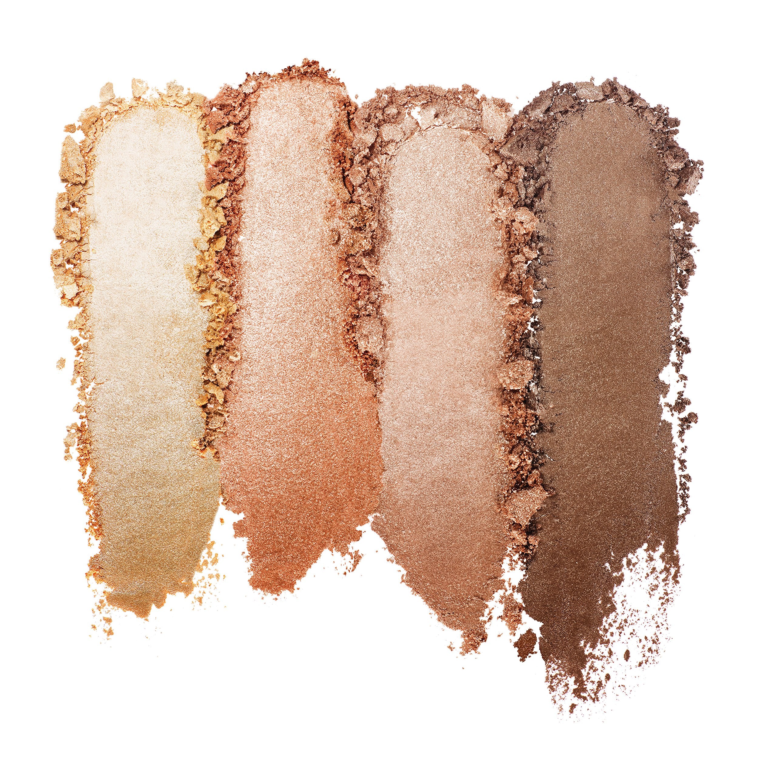 L'Oréal Paris Lumi Glow Nude Sun-Kissed palette open with peach blush shade.