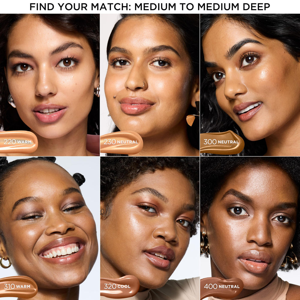 L’Oréal Paris Lumi Le Glow 82pct hydrating serum in action.