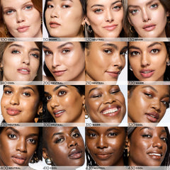 L'Oreal Paris Lumi Le Glow Tint application shows easy blending for a second-skin finish.