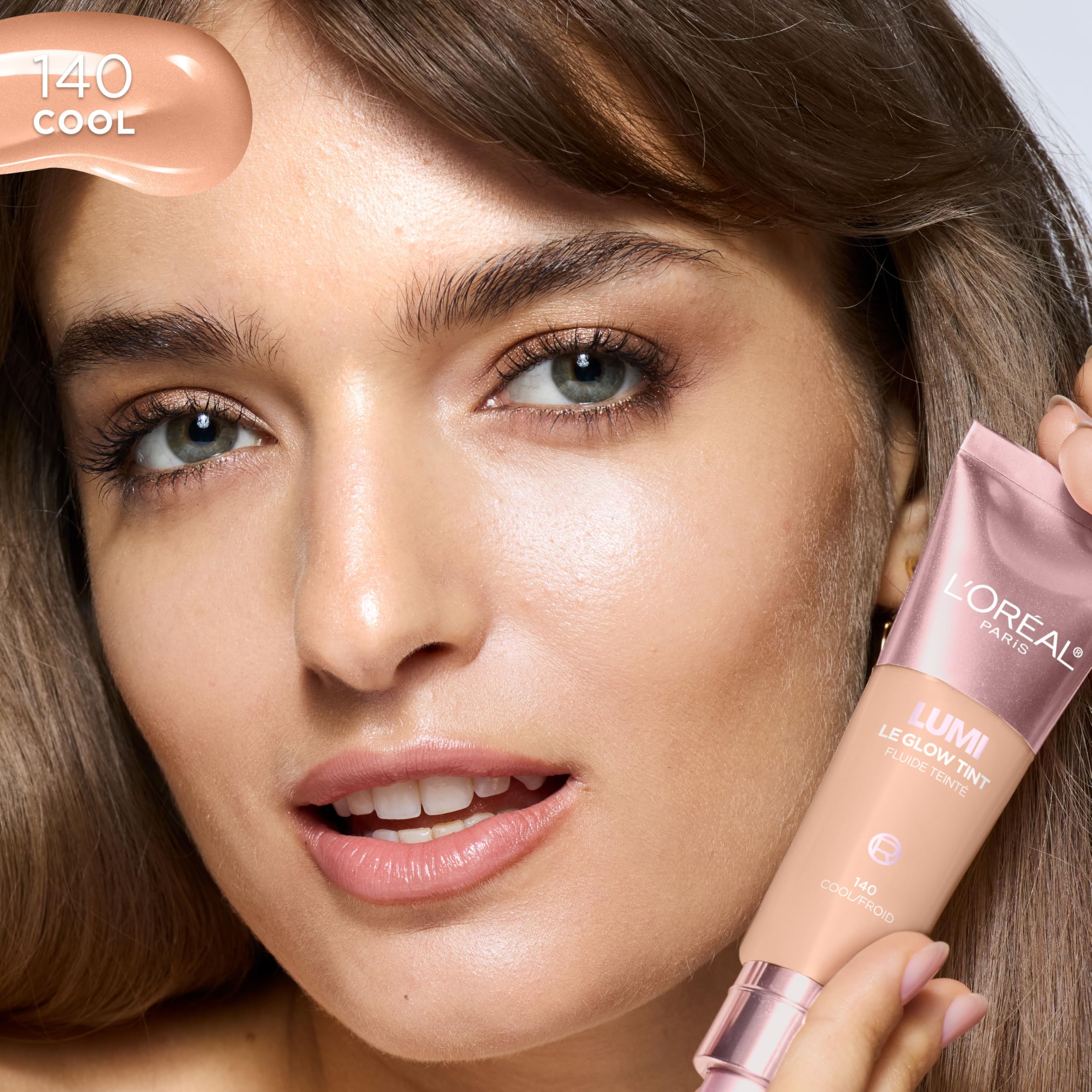 Swatch on arm displaying even, skin-like finish and glow.
