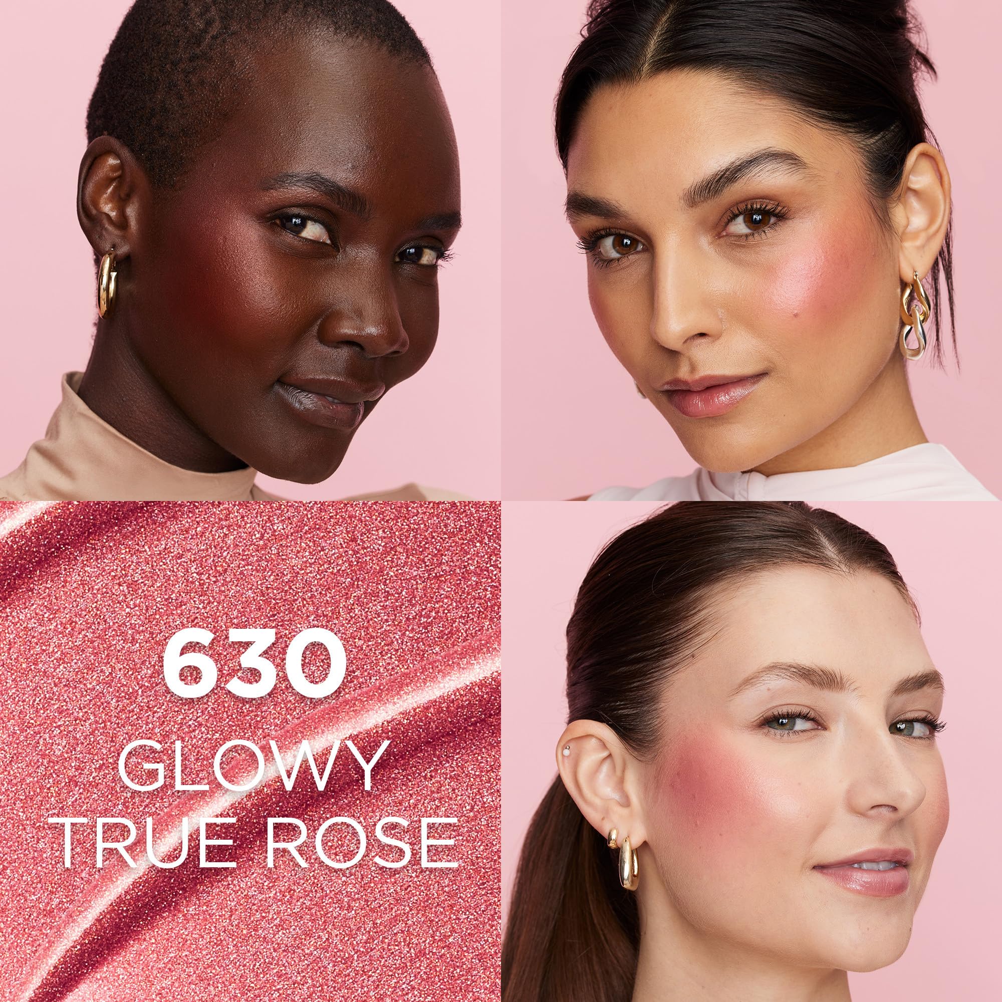 L'Oreal Paris Lumi Le Liquid Blush pinky nude for versatile daily warmth.