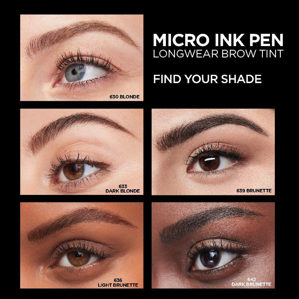 L'Oreal Paris Micro Ink Pen Brow Stylist dermatologist-tested safety for sensitive skin
