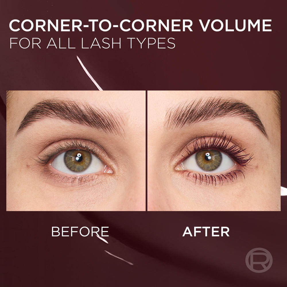 L'Oreal Paris Panorama Mascara close-up of the multi-level bristle brush for even separation.