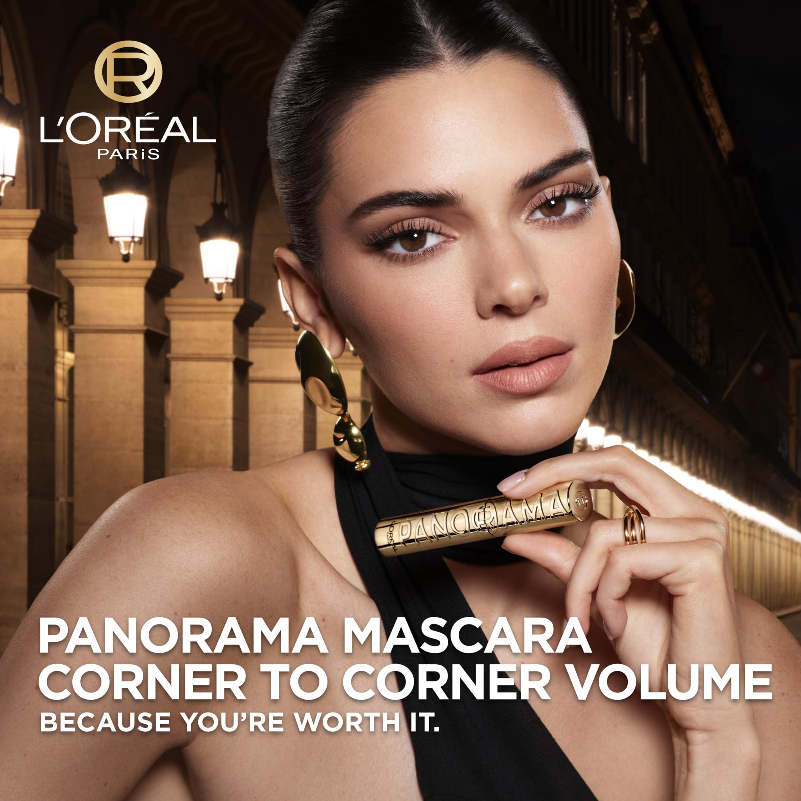 L'Oreal Paris Panorama Mascara brush detail ensures even coverage from root to tip.