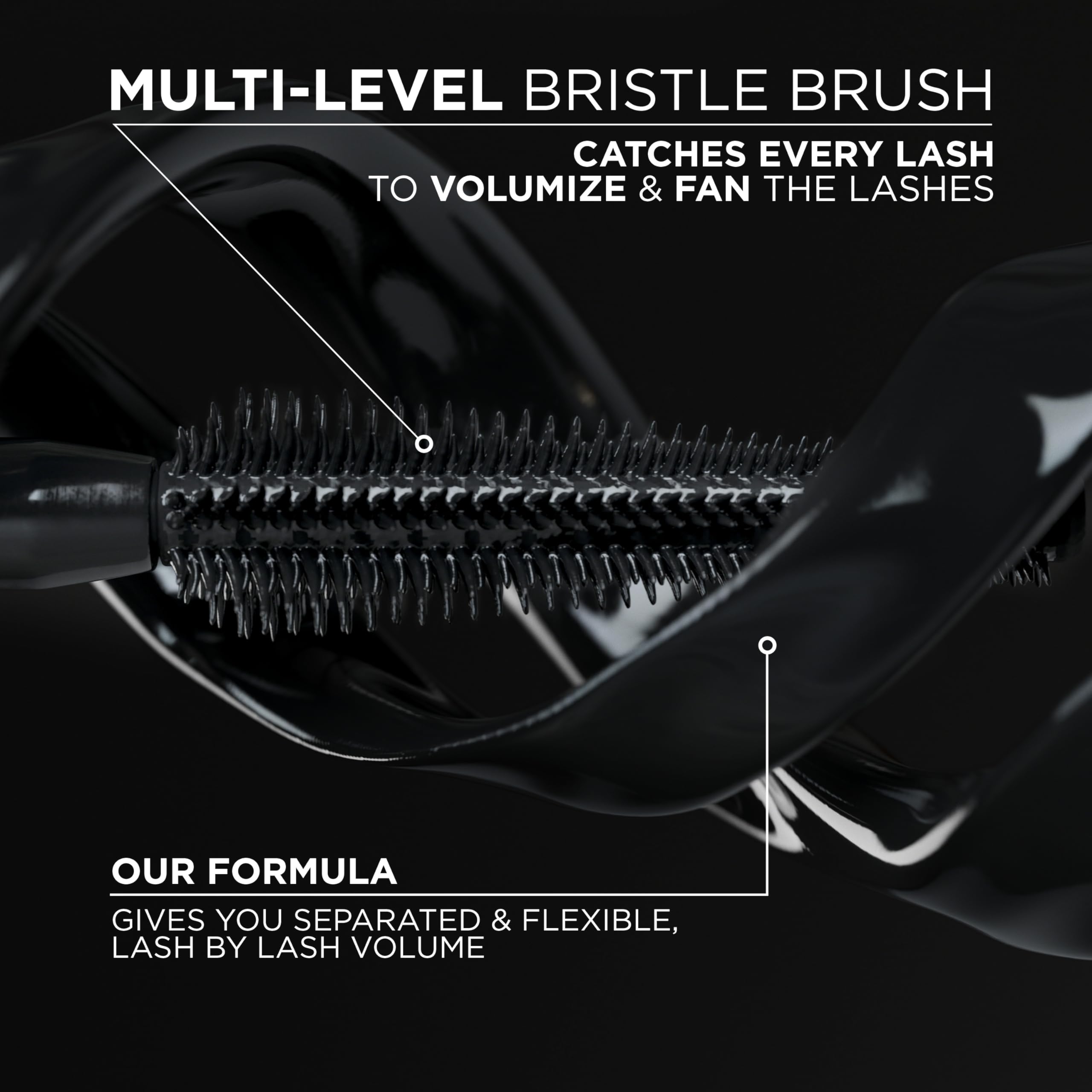 L'Oreal Paris Panorama Mascara defines inner to outer corner lashes for depth.