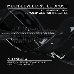 L'Oreal Paris Panorama Mascara defines inner to outer corner lashes for depth.