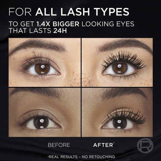 L'Oreal Paris Panorama Mascara delivers full-volume lashes from inner to outer corner.