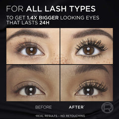 L'Oreal Paris Panorama Mascara delivers full-volume lashes from inner to outer corner.