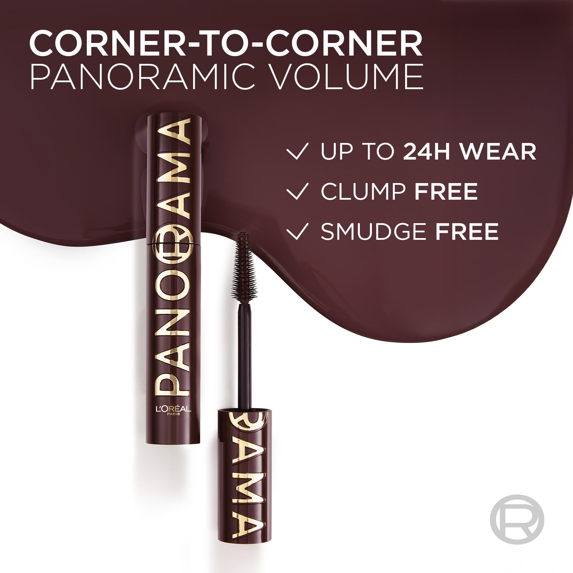 Ophthalmologist-tested mascara suitable for sensitive eyes and lenses.