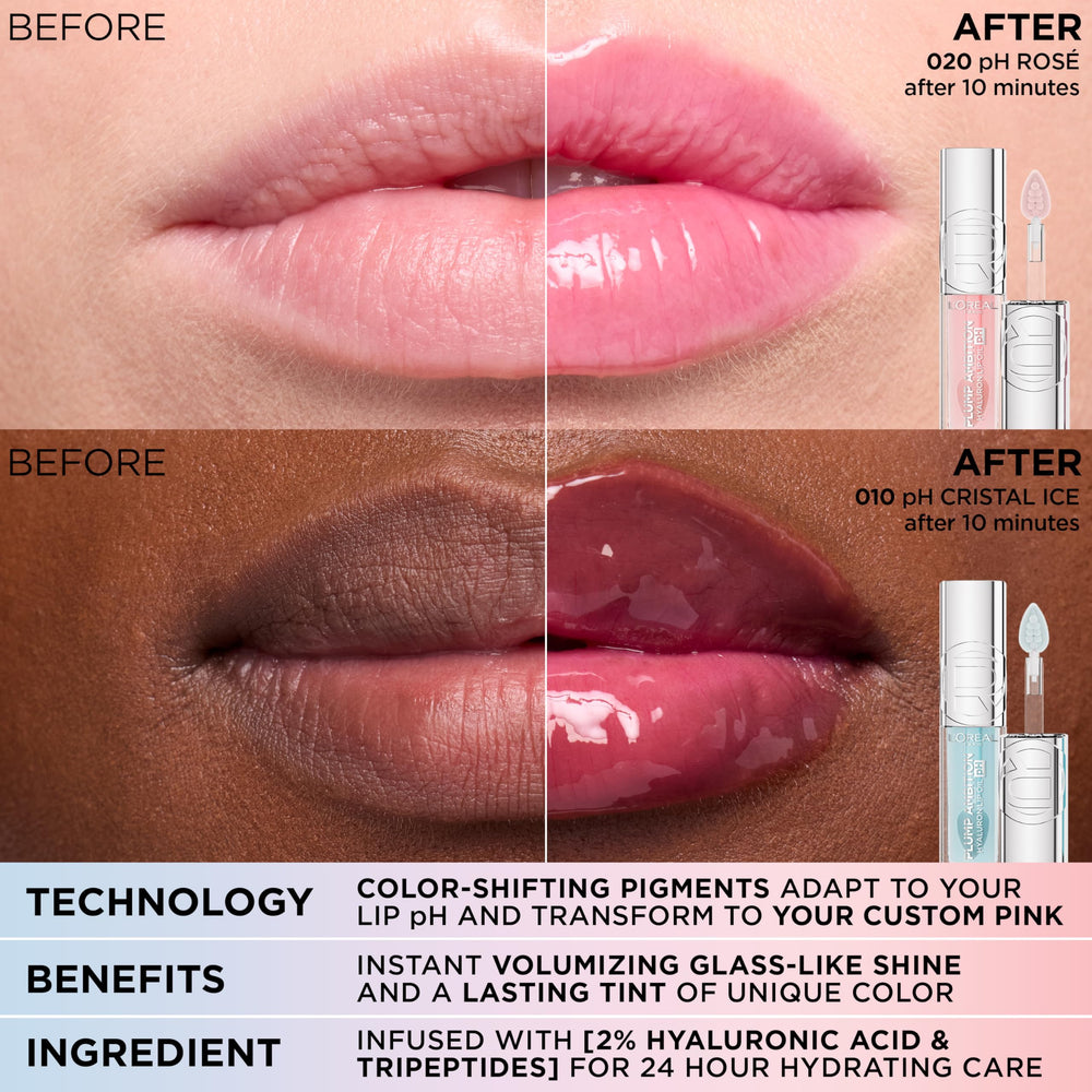 Packaging shot of L'Oreal Paris Plump Ambition lip oil