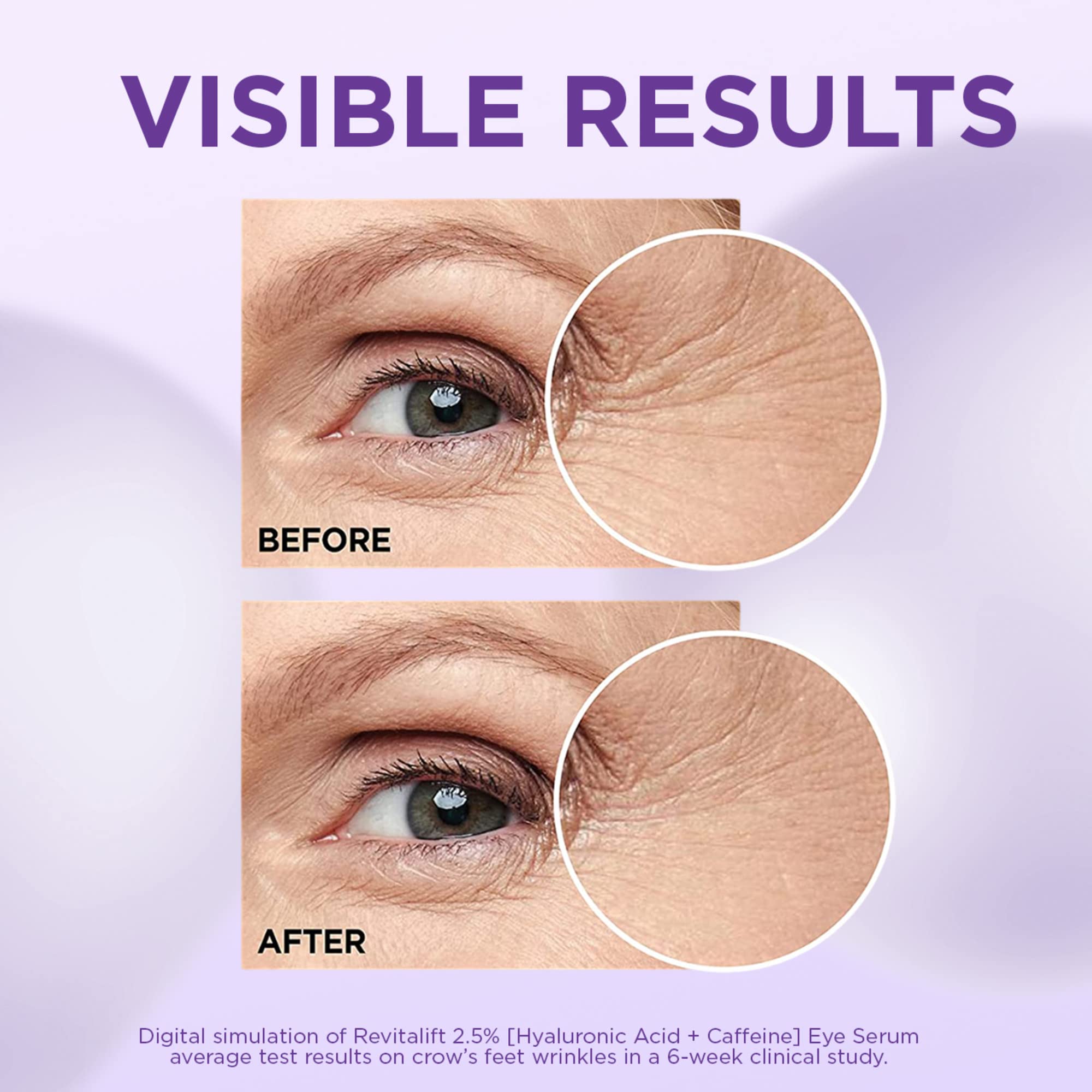 Fragrance-free formula suitable for sensitive eyes