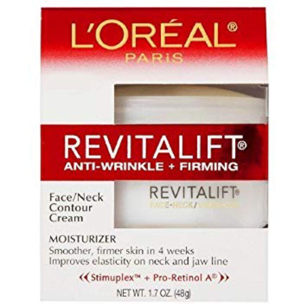 L’Oréal Paris Revitalift Face and Neck cream hydrates and firms for smoother skin