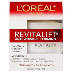 L’Oréal Paris Revitalift Face and Neck cream hydrates and firms for smoother skin